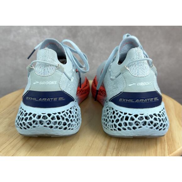 Brooks Mens Limited Edition Exhilarate-BL 3D Running Shoe Blue Coral Size 10D main image 7